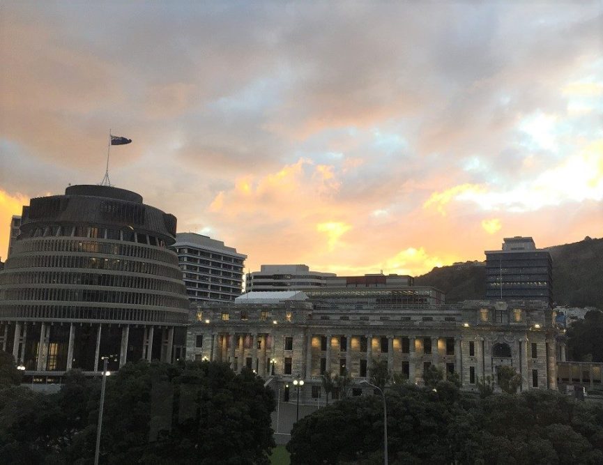 Image, The Beehive, Wellington.