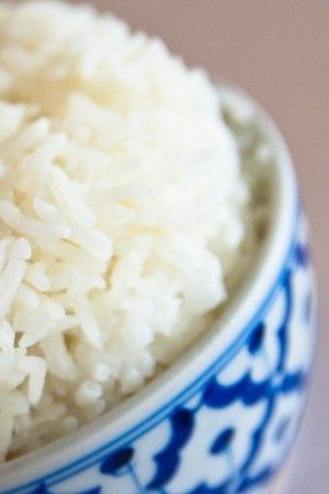 Image: Rice in a bowl.