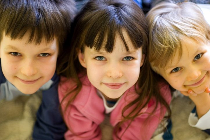 Image, Smiling children.