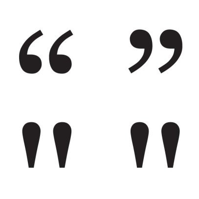 Image, Directional quotes and straight quotes.