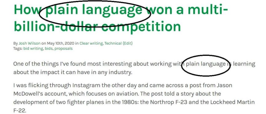 Image, focus keyphrase in text and title in the public-facing end of a WordPress website