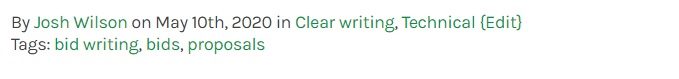 Image, tags in the public facing end of a WordPress website