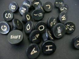 Typewriter keys
