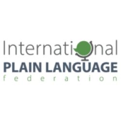 Logo for the International Plain Language Federation.