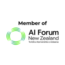 Member logo for AI Forum New Zealand.