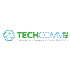 Logo for TechCommNZ.